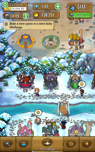 Hero Park: Shops & Dungeons - Simulation - games