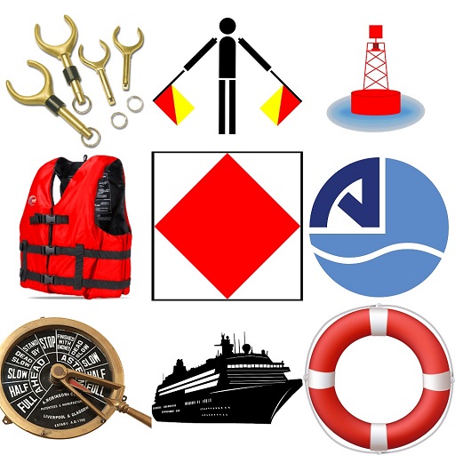 Maritime Logo Game - Sea port logo