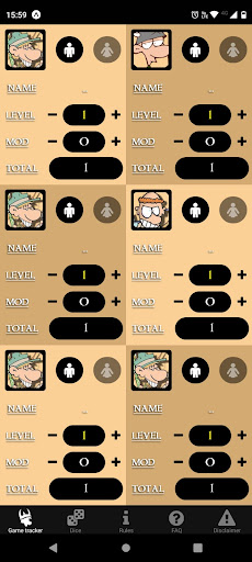 Android application Munchkin Companion screenshort