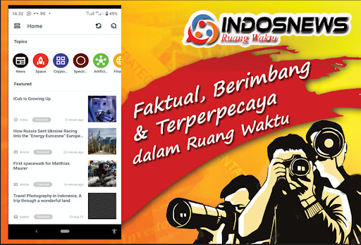 Android application IndosNews screenshort