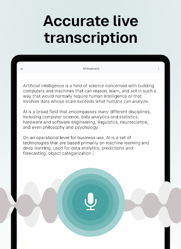 Screenshot of Ai Keyboard: Writing Assistant