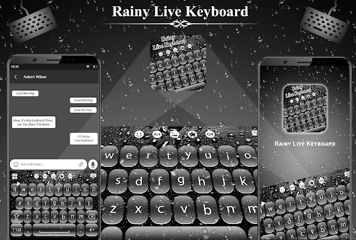 Android application Rainy Live Keyboard screenshort