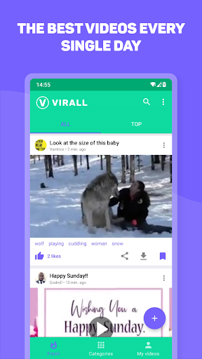 Virall: Watch and share videos 2.1.40-cycle1 screenshots 1