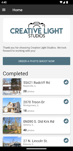 Android application Creative Light Studios screenshort