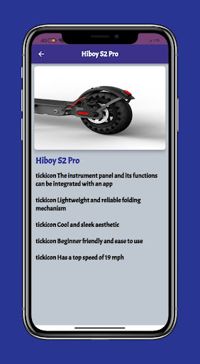 Hiboy S2 Pro EC Scooter Guide Screen 2