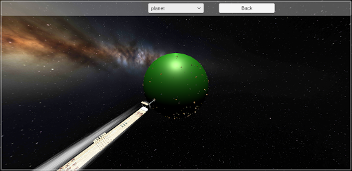 Android application planetbridging screenshort