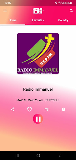 FM.sr Official Suriname Radio Screen 3