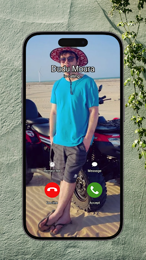 Android application Chamada Falsa Jogo Dudu Moura screenshort