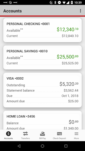 Android application First Security Bank | Mapleton screenshort