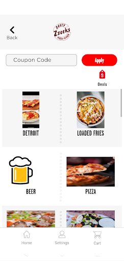 Zzeeks Pizza Screen 2