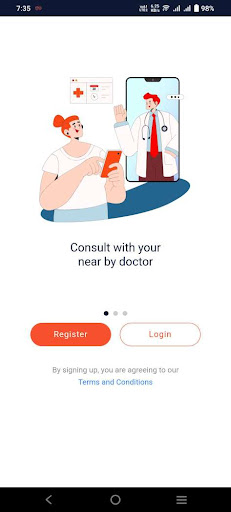 Android application LEUK Health screenshort