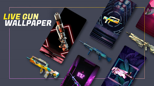 Android application 3D HD Gun Live Wallpaper screenshort