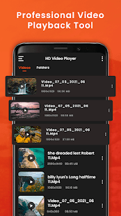 Video player for Android 1.2 screenshots 1