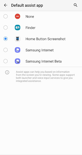 Home Button Screenshot Screen 2