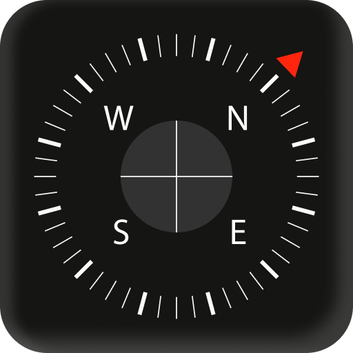Gps map navigation compass logo