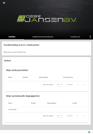 Jansen Infraverhuur Screen 3