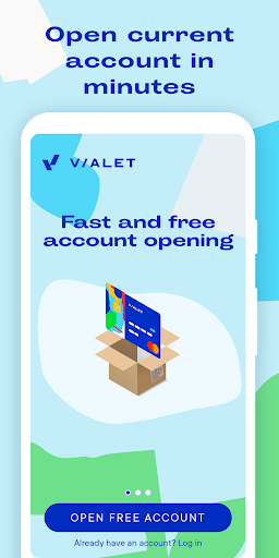 Android application VIALET - current account you c screenshort