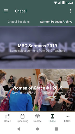 Muskoka Bible Centre (MBC) Screen 2