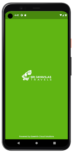 Android application Sri Jayavilas Travels screenshort