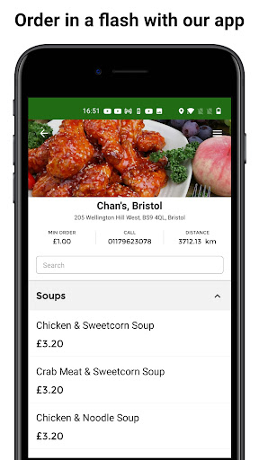 Android application Chan's, Bristol screenshort