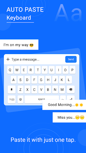 Android application Auto Paste Keyboard - AutoSnap screenshort