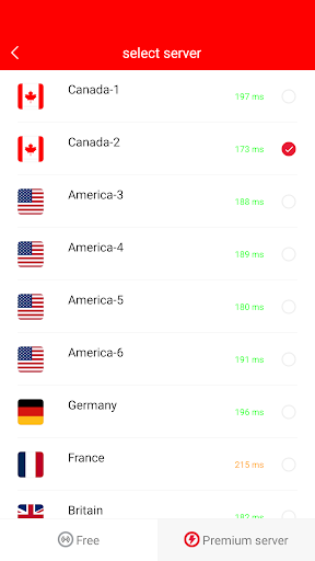 Canada VPN - Use CA IP Screen 2