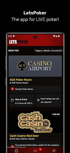 Android application LetsPoker screenshort