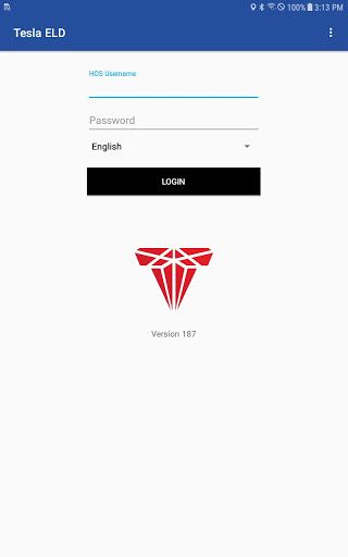 Android application Tesla ELD screenshort