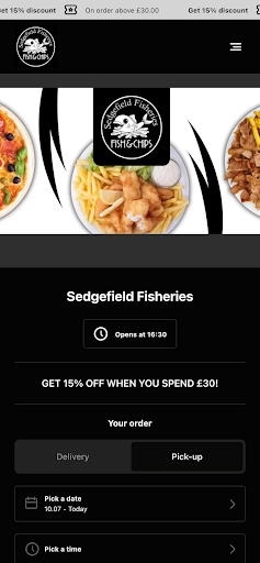Android application Sedgefield Fisheries screenshort