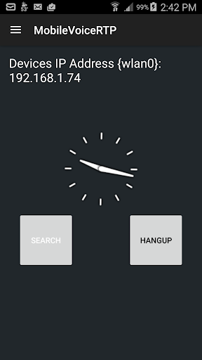 MobileVoiceRTP Screen 2