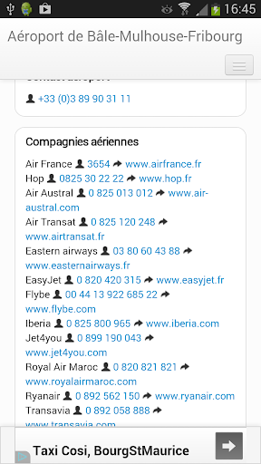 Bâle-Mulhouse aéroport Screen 3