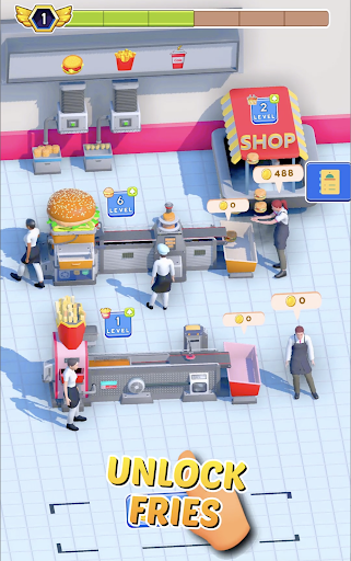 Idle FastFood Factory Screen 2