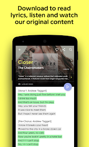 Live lyrics on Google TV app! : r/Music