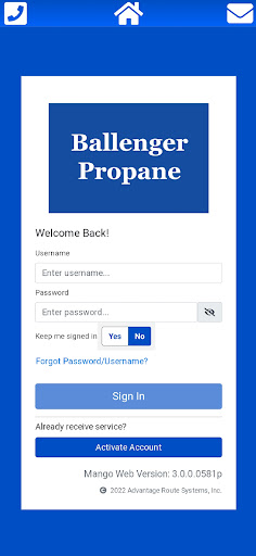 Android application Ballenger Propane screenshort