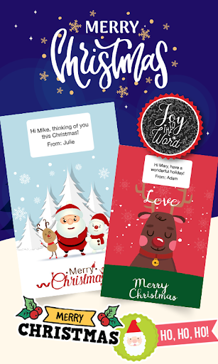 Android application Christmas Greeting Cards screenshort
