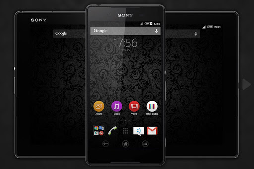 SEVILLIA BLACK Xperia Theme