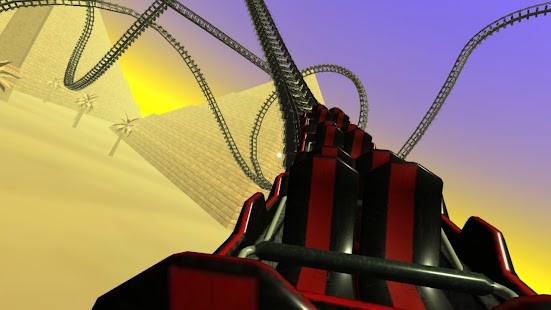 Pyramids VR Roller Coaster -kuvakaappaus