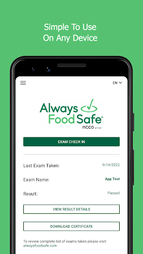 Always Food Safe Screen 2
