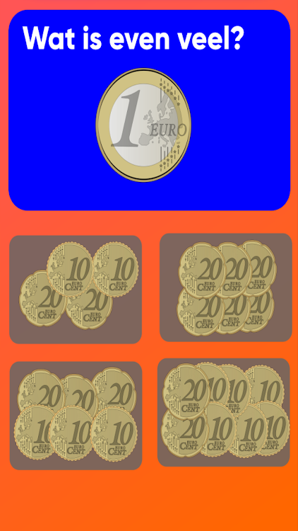 Rekenen met munten basisschool - 1.1 - (Android)
