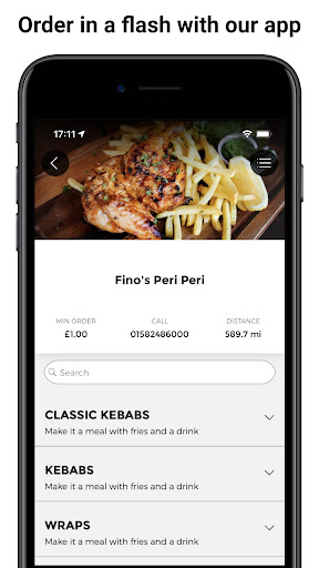 Android application Fino's Peri Peri screenshort