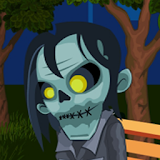 Zombie In Night Park Free icon