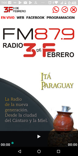 Radio 3 de Febrero FM 87.9 Screen 2