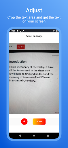 Convert image to text OCR Screen 3