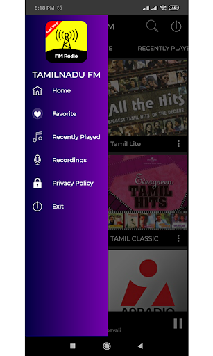 Tamil FM Radio Online Tamil So Screen 2