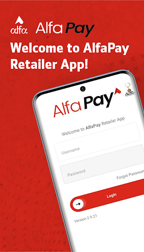 Android application AlfaPay Agent App screenshort