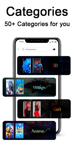 Android application Wallpaper 4K & Live Background screenshort