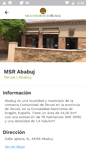 Multiservicios Rurales Teruel Screen 2