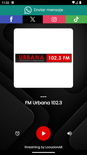 Android application FM Urbana 102.3 screenshort