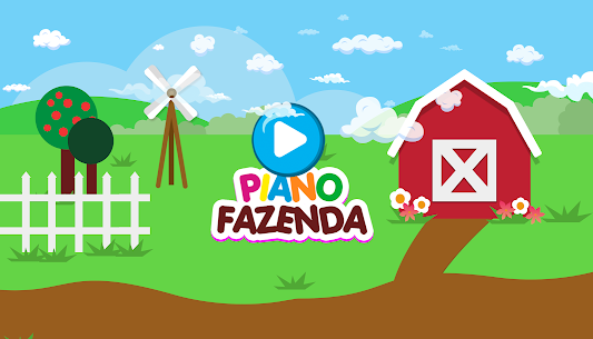 Infant piano with farm animals 1