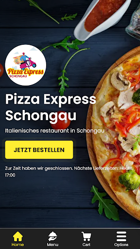 Android application Pizza Express Schongau screenshort